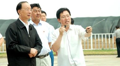 原中共中央書記處書記、中紀(jì)委副書記何勇視察我公司